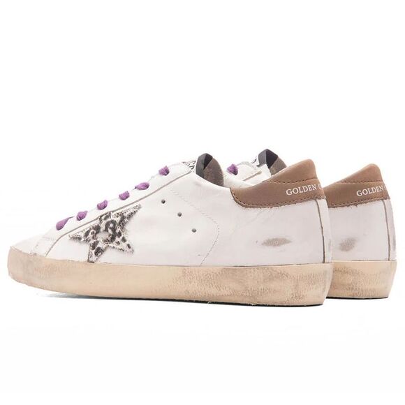 Golden Goose White Calfskin Women's Sneaker - Picture 2 of 5